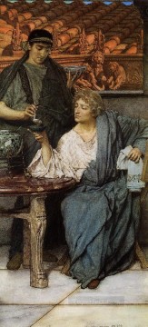 サー・ローレンス・アルマ・タデマ Painting - ローマのワインテイスターのロマンチックなサー・ローレンス・アルマ・タデマ